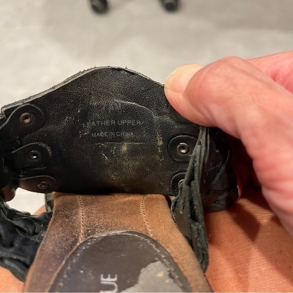 SE Boutique by Sam Edelman toe ring cowboy boot sandals - Picture 5 of 10